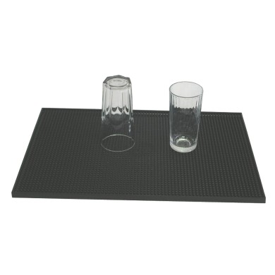 ΣΕΡΒΙΣ MAT ΜΑΥΡΟ 45*30 εκ PVC