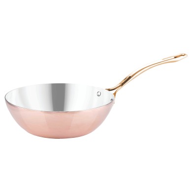 ΤΗΓΑΝΙ ΧΑΛΚΙΝO WOK (INOX) 24εκ