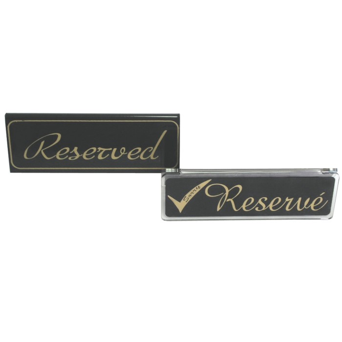 ΠΙΝΑΚΙΔΑ Reserved 5,5*15 εκ