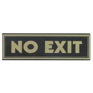 ΠΙΝΑΚΙΔΑ 20*6 εκ NO EXIT