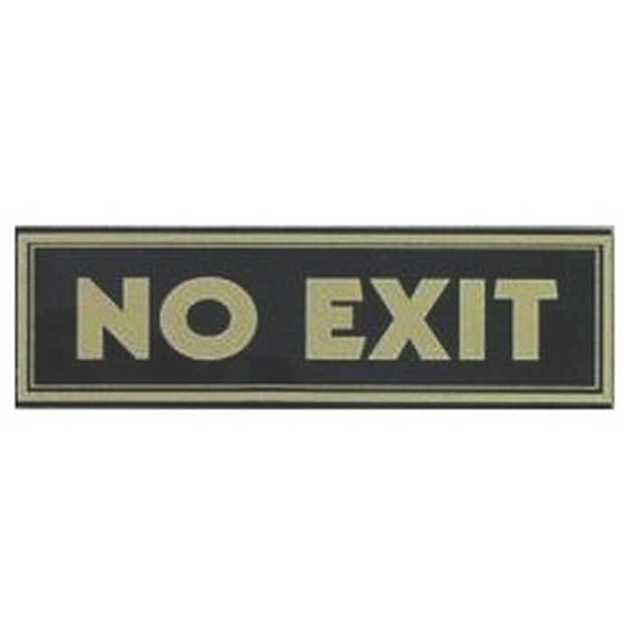 ΠΙΝΑΚΙΔΑ 20*6 εκ NO EXIT