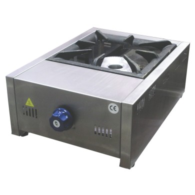ΕΣΤΙΑ INOX ΥΓΡAERIOY μονή 6,5 Kw 53*39 εκ